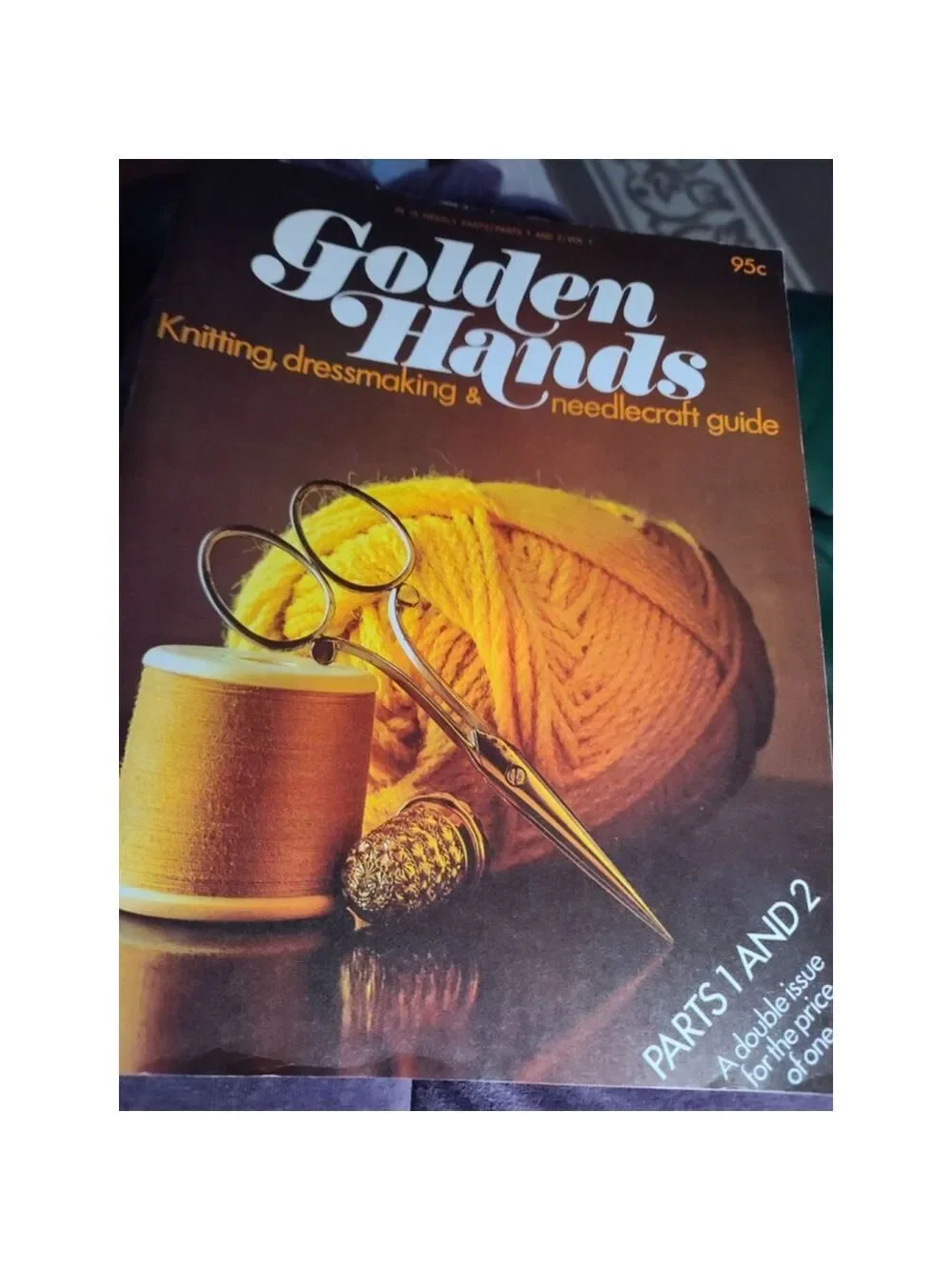 Vintage Golden Hands Needlecraft Guide Knitting & Dressmaking